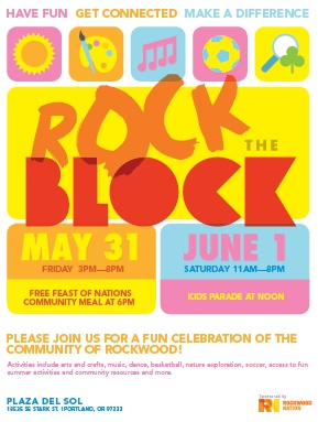 Join the Fun at Plaza del Sol, Rock the Block with Rockwood Nation: Jun 01, 2013 11AM-8PM