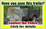 Did this used 5'x8' charcoal utility trailer appear at your neighbor's home recently? If so, call the police immediately! Stolen from NE 162nd & Multnomah March 8, 2013. Info here!