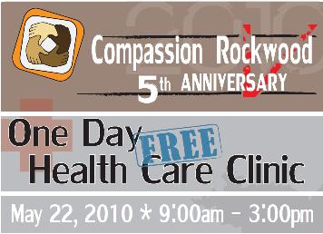 One Day Free Health Care Clinic; Medical/Dental, Vision, and more: May 22, 2010 9AM-3PM. Info here!
