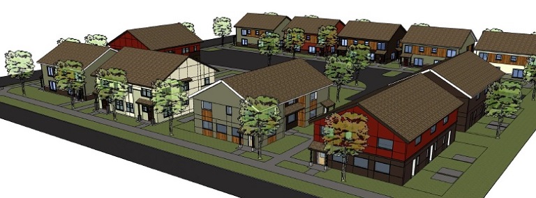 Habitat for Humanity Portland/Metro East breaks ground March 2015 on Glisan Gardens, located at 165th and northeast Glisan Street, in the Rockwood neighborhood. Info here!