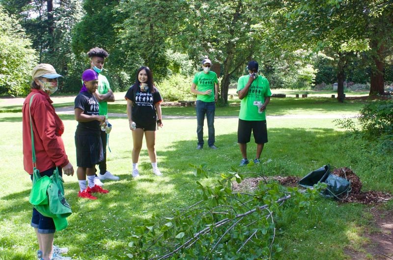 Cultivating solutions for Gresham's parks. Youth volunteers tend Nadaka Nature Park as city parks funding woes take root. Info here!