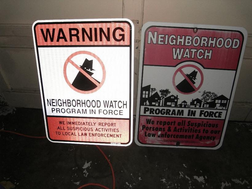 Old & New style watch signs