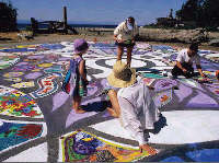 Come help paint Plaza del Sol at the Rockwood Cultural Marketplace, Sep 18, 2009 9:30AM-6PM.  Info here!