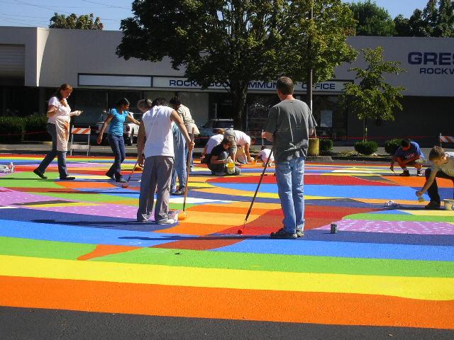 Rockwood Paints It Bright!  Meet the new Plaza Del Sol! Gresham, Oregon.  Click for info!