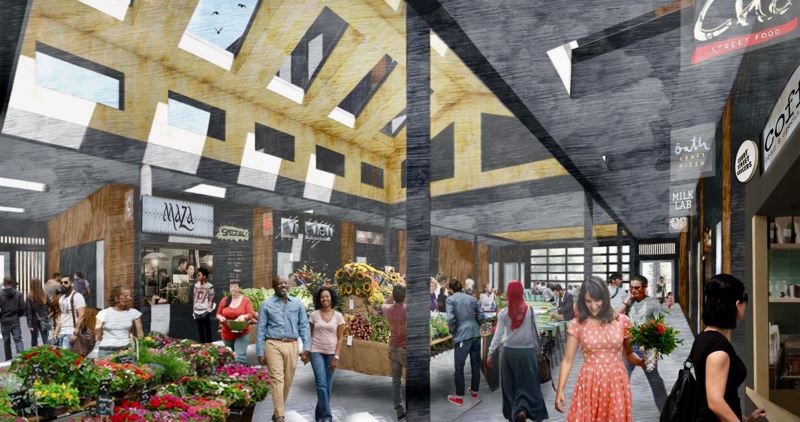 Downtown Rockwood market hall gets redesign. Gresham Mayor voices concerns about completing long-brewing development. Info here!