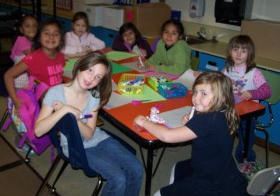 Making friends. Spring Break at the PAL Youth Center, Gresham Oregon. Info here!