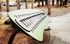 Giant Xylophone at Nadaka Nature Park, Gresham OR