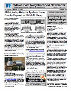 Summer 2015 Wilkes East Neighborhood newsletter. Click to view!