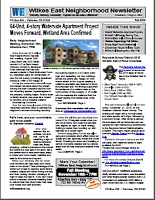 Fall 2015 Wilkes East Neighborhood newsletter. Click to view!