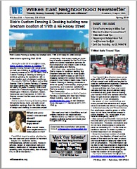 Download the Wilkes East Neighborhood Spring 2018 Newsletter here!