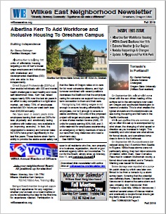 Download the Wilkes East Neighborhood Fall 2019 Newsletter here!