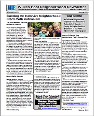 Download the Wilkes East Neighborhood Summer 2020 Newsletter here!