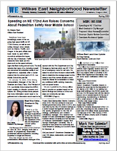 Download the Wilkes East Neighborhood Spring 2022 Newsletter here!